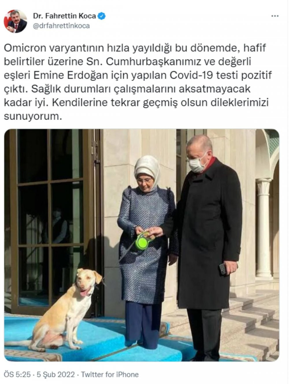 Cumhurbaşkanı Erdoğan koronavirüse yakalandı - Resim : 3