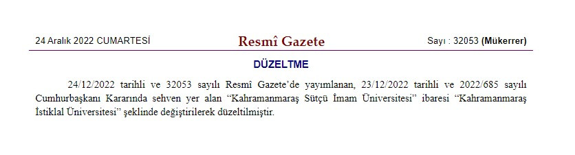 Resmi Gazete'de skandal hata - Resim : 2