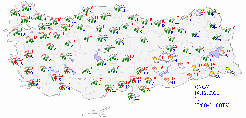 Yağışlar yerini kara bırakıyor! İşte il il hava durumu... - Resim : 2