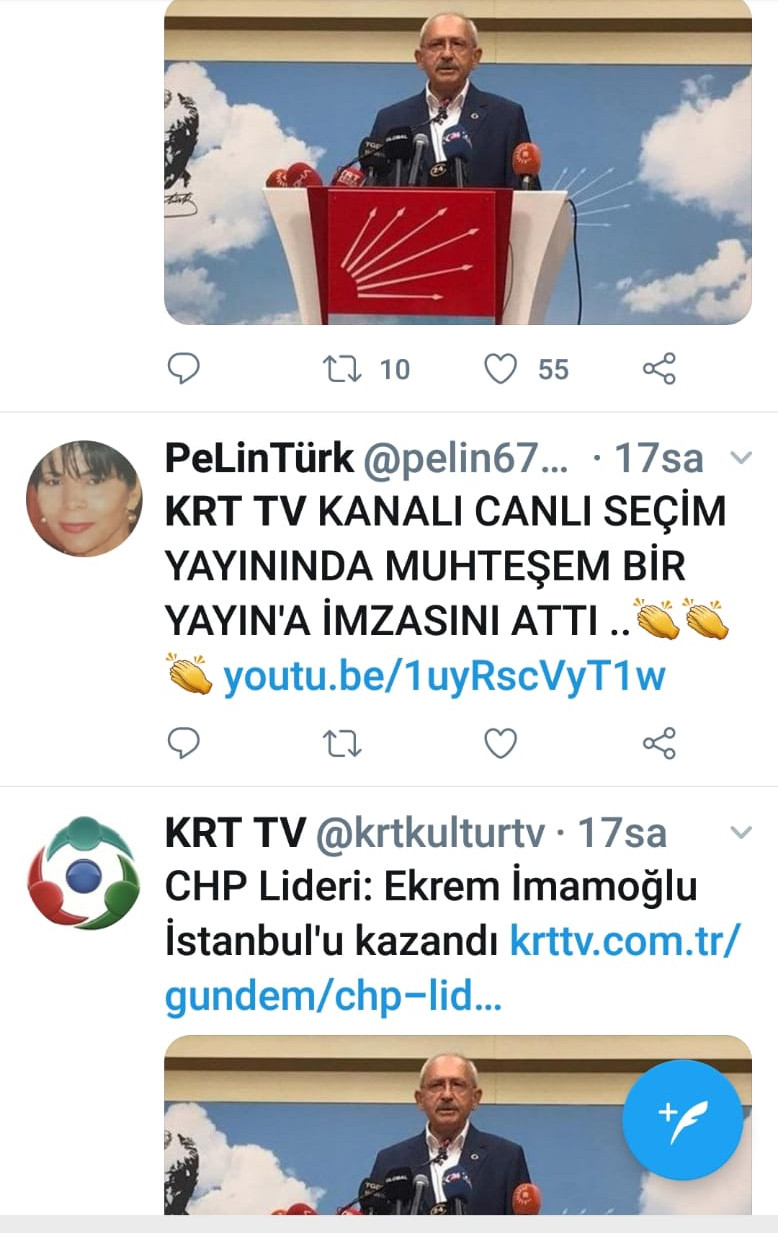 31 Mart Seçim sonuçlarını Türkiye KRT'den takip etti! - Resim : 12