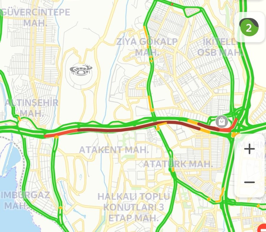 Sokağa çıkma yasağında İstanbul'da trafik kilitlendi - Resim : 1