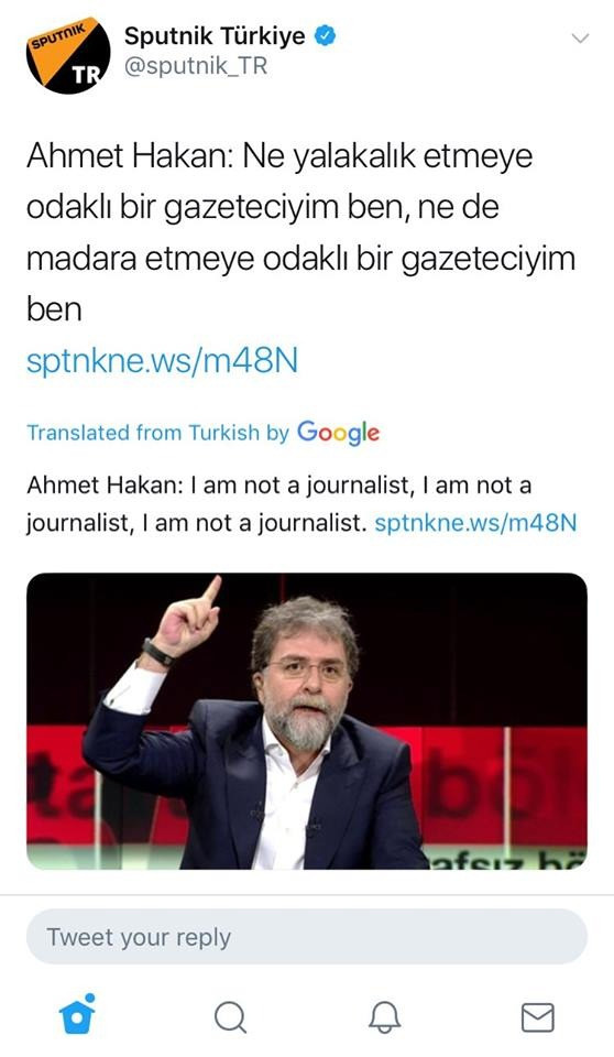 Ahmet Hakan’a Google Translate şoku! - Resim : 1