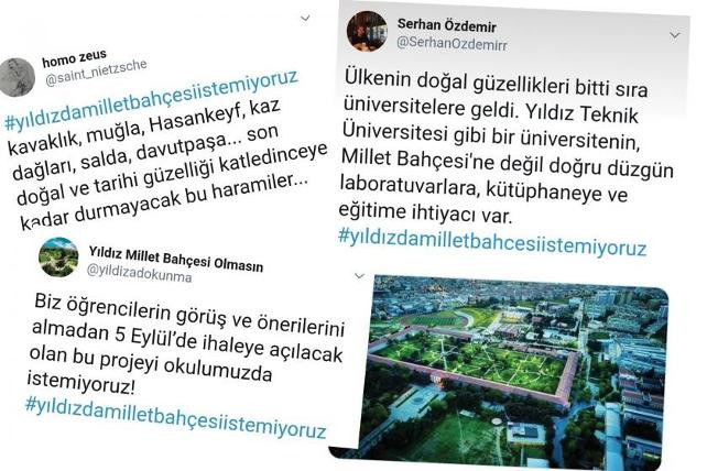 Yıldız Teknik Üniversitesi öğrencileri, 'millet bahçesi'ne ne diyor? - Resim : 1