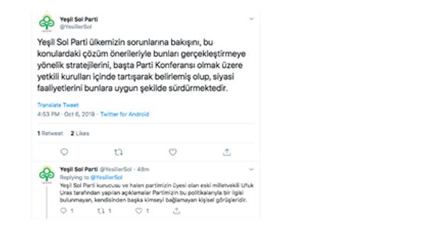 Partisinden Ufuk Uras açıklaması: Bizle alakası yok! - Resim : 1