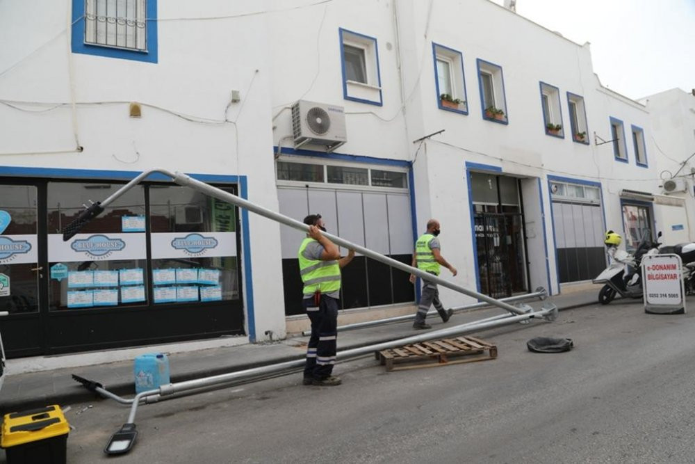 Bodrum Belediyesinden dikkat çeken 'tasarruf' adımı: Sokaklar donatıldı - Resim : 2