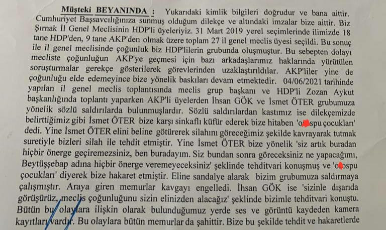 AKP'li Meclis üyeleri hakkında suç duyurusu: Ölümle tehdit edildik - Resim : 1