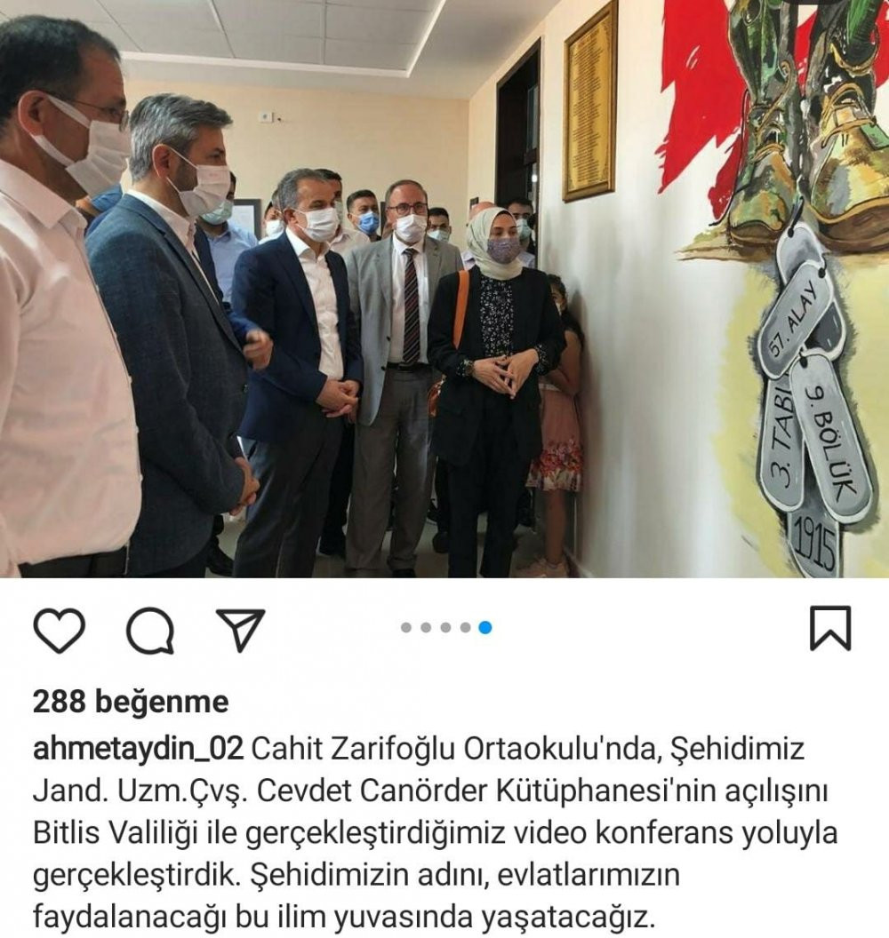 AKP’li vekil, Şehit Canördek için hayata geçirilen projeye ‘çöktü’ - Resim : 1