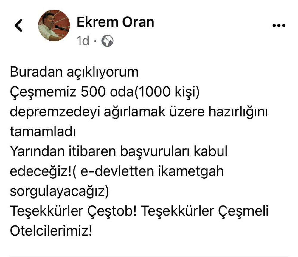 Çeşme tek yürek oldu - Resim : 1