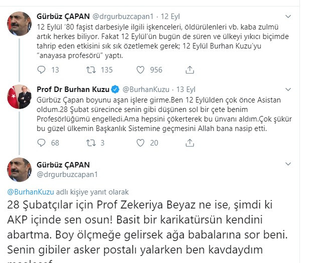 AKP'li Burhan Kuzu ile CHP'li Çapan arasında 12 Eylül kapışması - Resim : 1