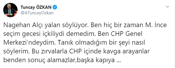 Tuncay Özkan'dan, Nagehan Alçı'ya yanıt - Resim : 1