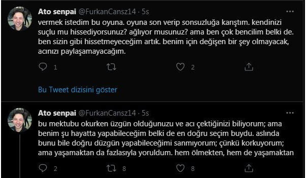 22 yaşındaki Furkan Cansız, girdiği bunalım sonucu intihar etti - Resim : 2