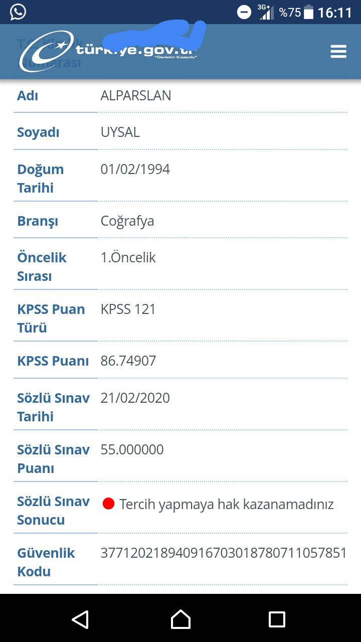 KPSS Türkiye birincisi 'mülakata' takıldı - Resim : 1