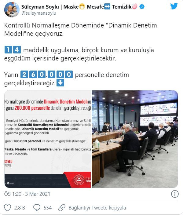 Bakan Soylu'dan 'dinamik denetim' açıklaması - Resim : 1