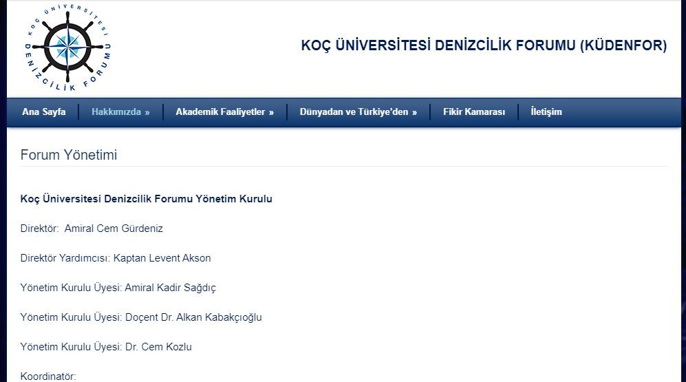 Koç Üniversitesi gözaltındaki emekli amiral Cem Gürdeniz'in adını sildi... - Resim : 1