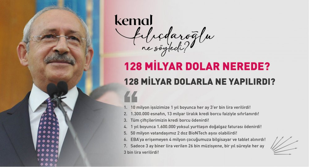 CHP: 128 milyar dolarla ne yapılırdı? - Resim : 1