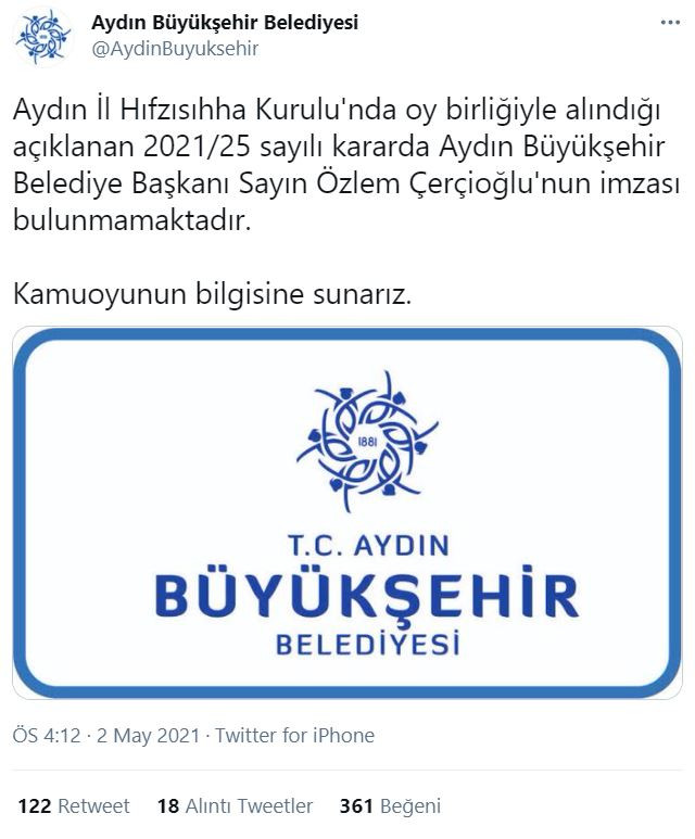 Aydın'da karar oy birliğiyle açıklanmıştı: Özlem Çerçioğlu'nun da imzalamadığı duyuruldu - Resim : 1