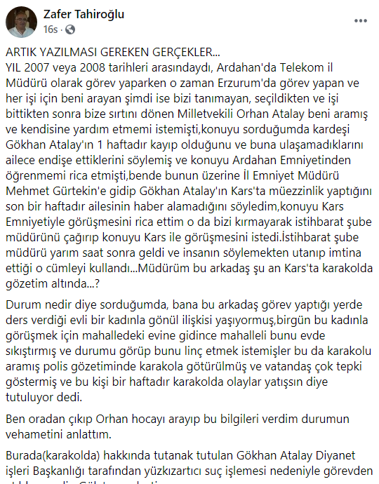 AKP'li vekilin imam kardeşinin evli kadınla ilişkisini ifşa eden gazeteciye ağır küfürler - Resim : 1