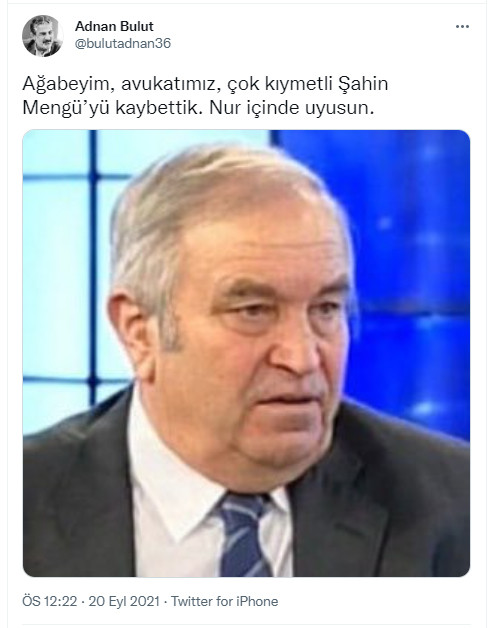 CHP eski milletvekili Şahin Mengü hayatını kaybetti - Resim : 1