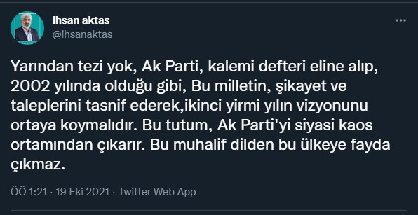 Genar Araştırma sahibinin AKP tweetine cevap yağdı - Resim : 1