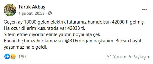 AKP'li restoran sahibi Erdoğan'a seslendi: Bilesin, hayat yaşanmaz hale geldi - Resim : 1