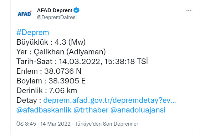 Adıyaman'da büyük deprem: Birçok ilden hissedildi - Resim : 1