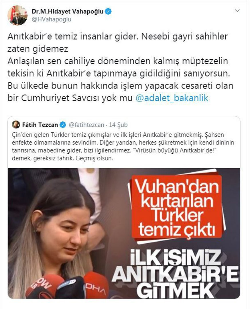 MHP'den Atatürk düşmanı, AKP yandaşı Fatih Tezcan'a çok sert tepki - Resim : 2