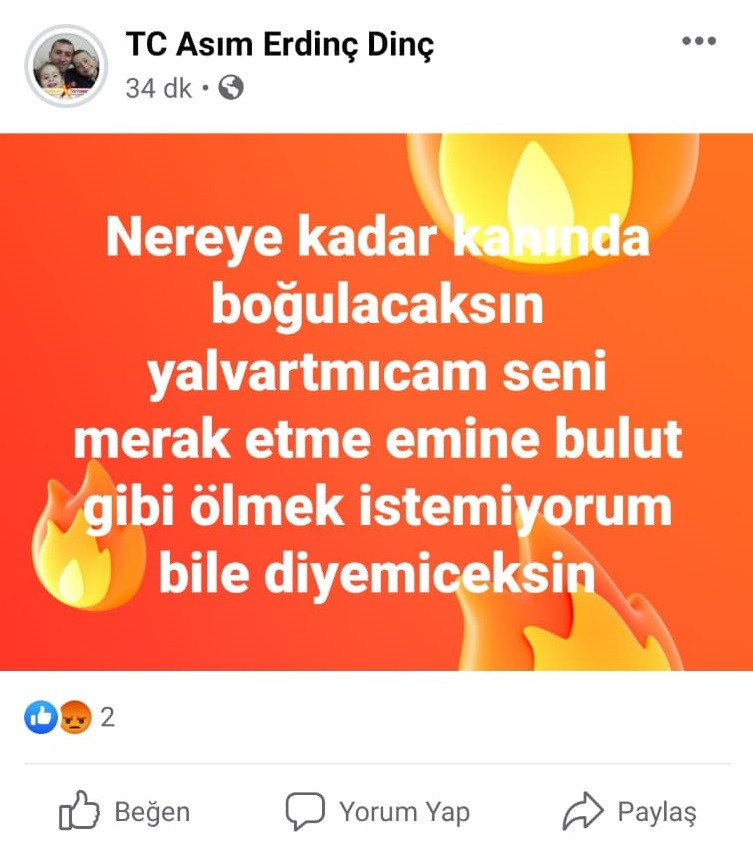 Boşanma aşamasındaki eşine tehditler savuruyor: Emine Bulut gibi 'ölmek istemiyorum' bile diyemeyeceksin - Resim : 3
