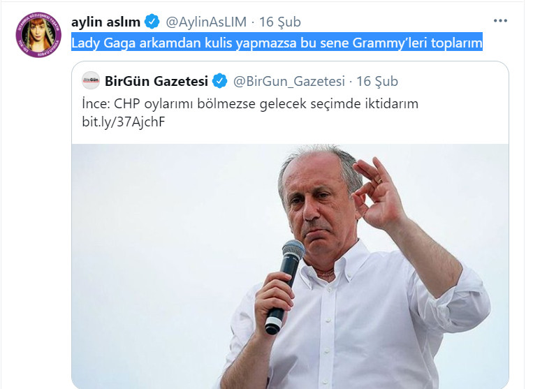 Ünlü sanatçılar Muharrem İnce'yi fena 'ti'ye aldı - Resim : 2