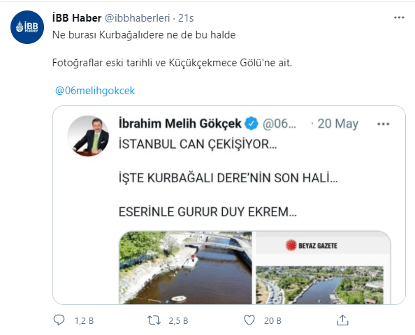 Melih Gökçek'ten 'trol' gibi İstanbul paylaşımı: Yine rezil oldu - Resim : 2