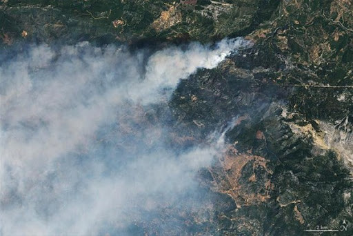 NASA'nın paylaştığı fotoğraflar felaketin boyutunu gözler önüne serdi - Resim : 2