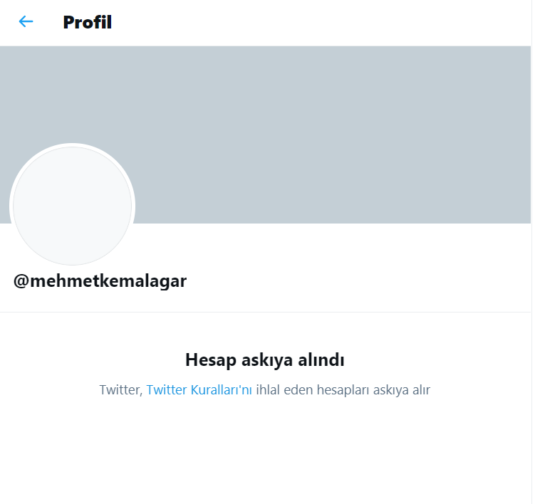 Twitter, 'Mehmet Kemal Ağar' hesabını askıya aldı - Resim : 3