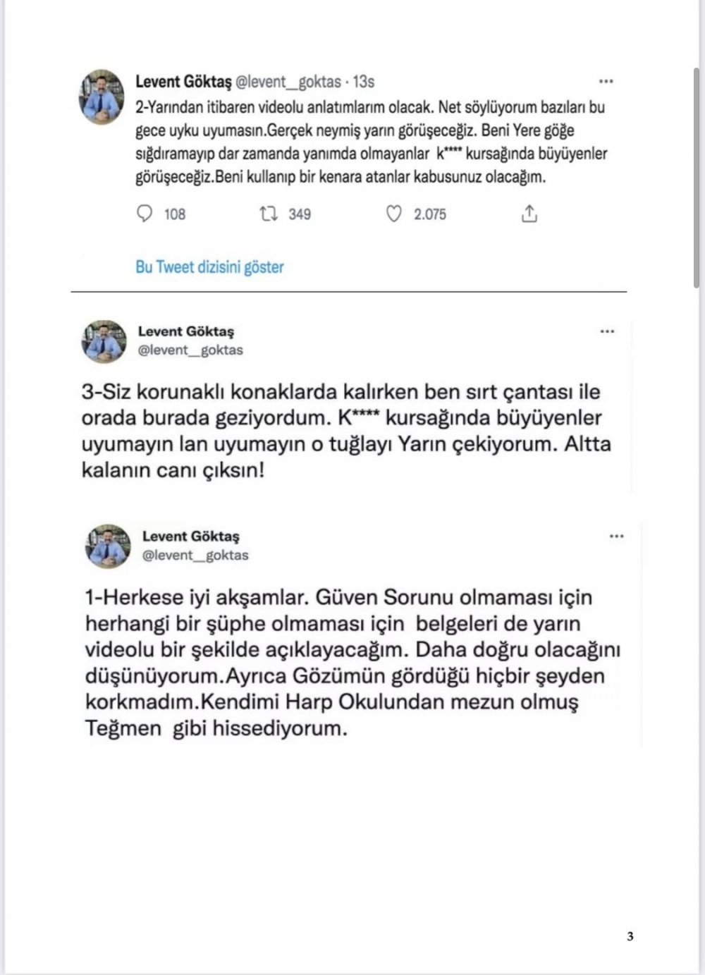 Levent Göktaş adına açılan Twitter hesabı hakkında harekete geçildi - Resim : 3