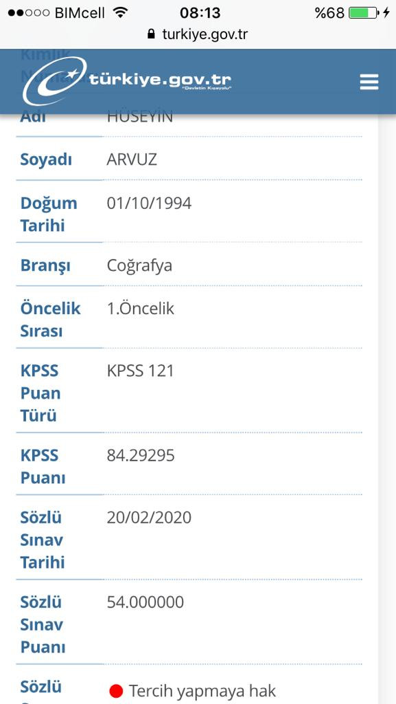 KPSS Türkiye birincisi 'mülakata' takıldı - Resim : 3