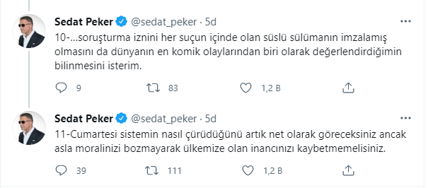Sedat Peker sessizliğini bozdu, tarih verdi... Yeni ifşa sinyali - Resim : 4