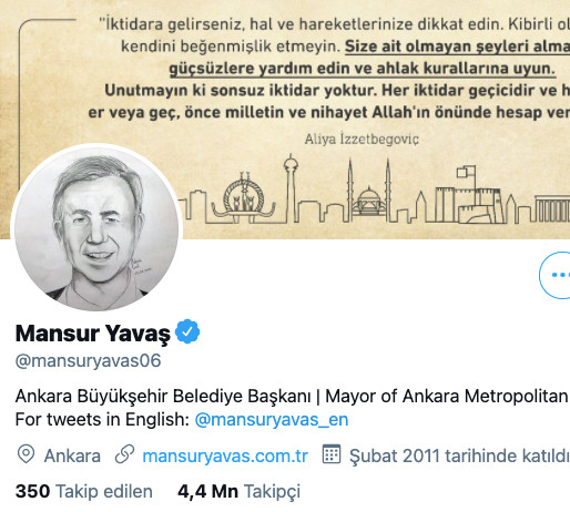 Mansur Yavaş, küçük hayranının çizdiği portreyi profil fotoğrafı yaptı - Resim : 4