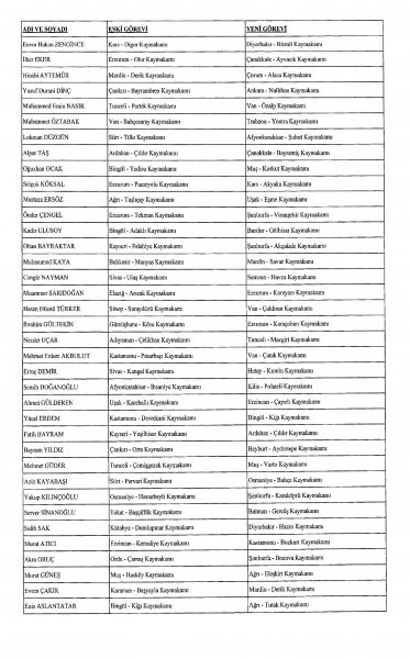 Resmi Gazete'de yayınlandı: 624 mülki idare amirinin yeri değişti - Resim : 5