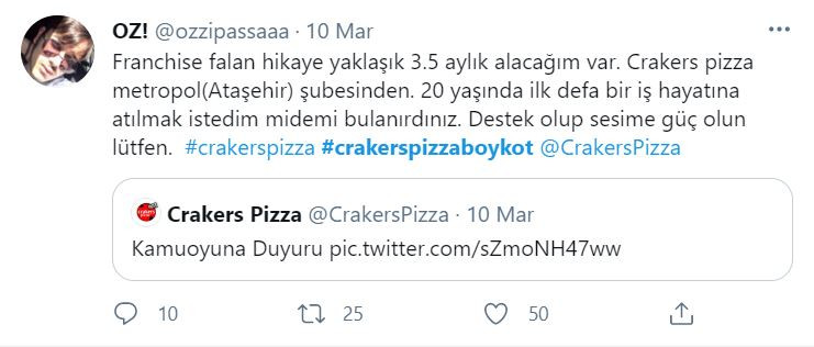 Aylardır maaşlarını alamayan Crakers Pizza iş&ccedil;ileri, yarın eylemde - Resim : 4