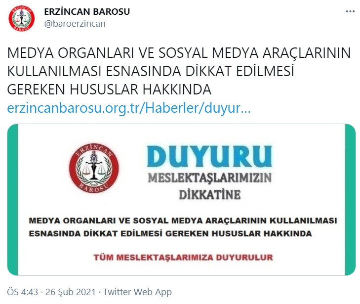 Barodan avukatlara 'sosyal medya' uyarısı: Paylaşımlarınıza dikkat edin - Resim : 1