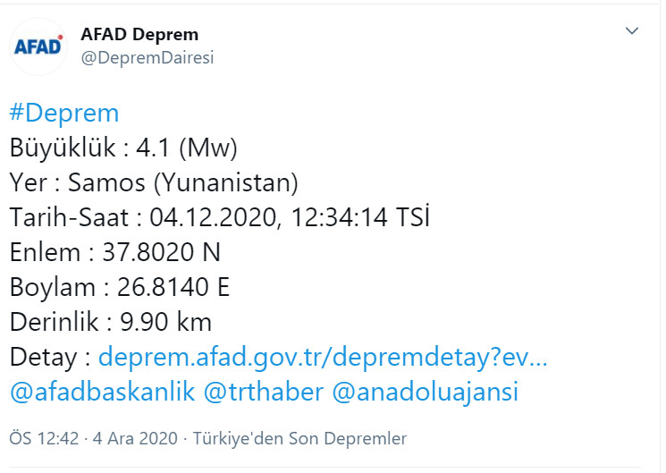 İzmir'de hissedilen deprem - Resim : 2