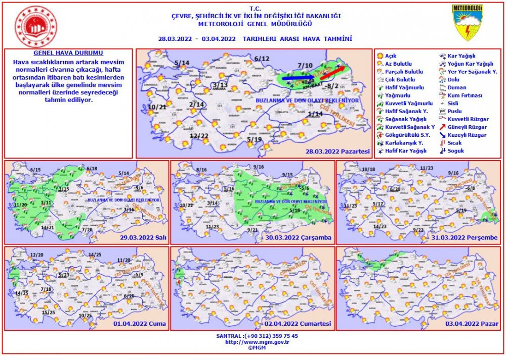 Meteoroloji'den 20 ile sarı kodlu uyarı - Resim : 1