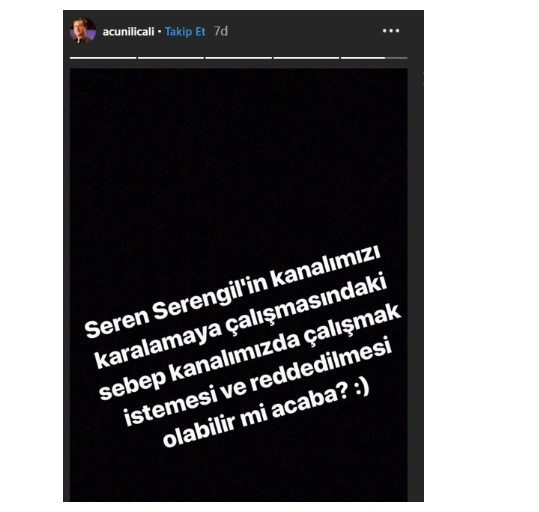 Acun Ilıcalı'dan Seren Serengil açıklaması - Resim : 1