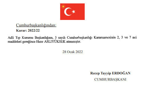 Adli Tıp Kurumu Başkanı g&ouml;revden alındı - Resim : 1