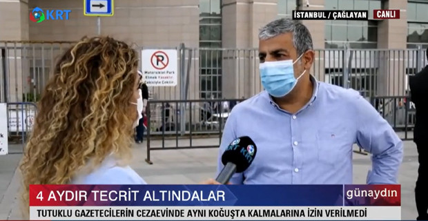 KRT, 6 gazetecinin duruşmasını izliyor... 'Güzel ve özgür günlerin geleceğine hepimiz inanıyoruz' - Resim : 1