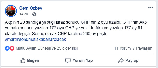 Bakırk&ouml;y'de AKP itiraz etti, CHP'nin oyu arttı - Resim : 1