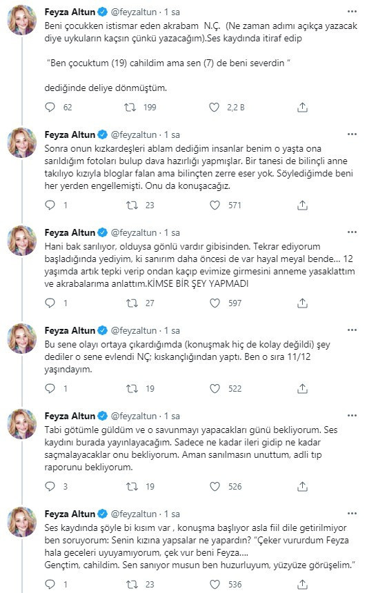 Feyza Altun, istismara uğradığını açıkladı - Resim : 1