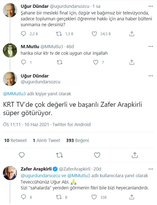 Uğur Dündar'dan heyecanlandıran paylaşım: Ekranlara geri mi dönüyor? - Resim : 2