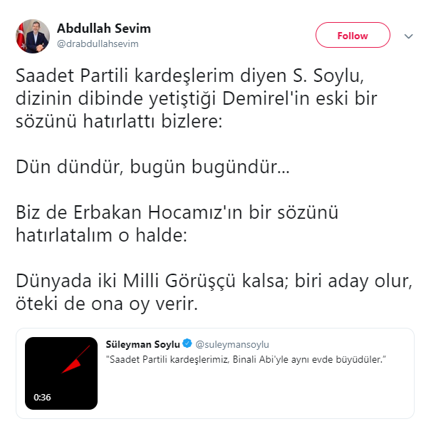 Saadet Partisi'nden Soylu'ya Necmettin Erbakan'lı 'Milli Görüş' kapağı - Resim : 1