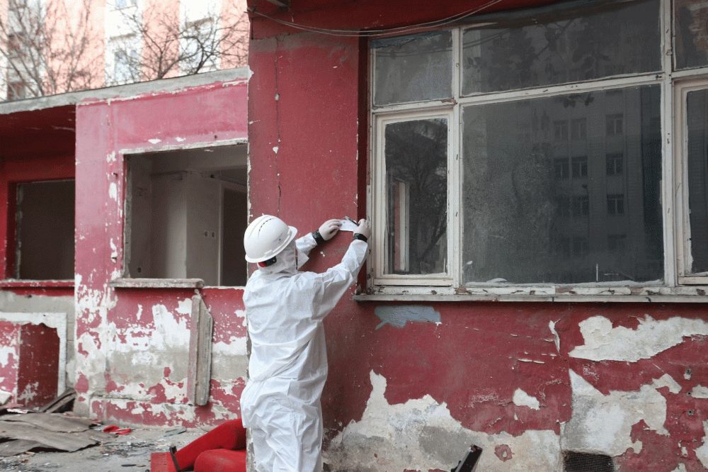 Kartal’da yıkım kararı alınan yapılarda asbest denetimi - Resim : 3