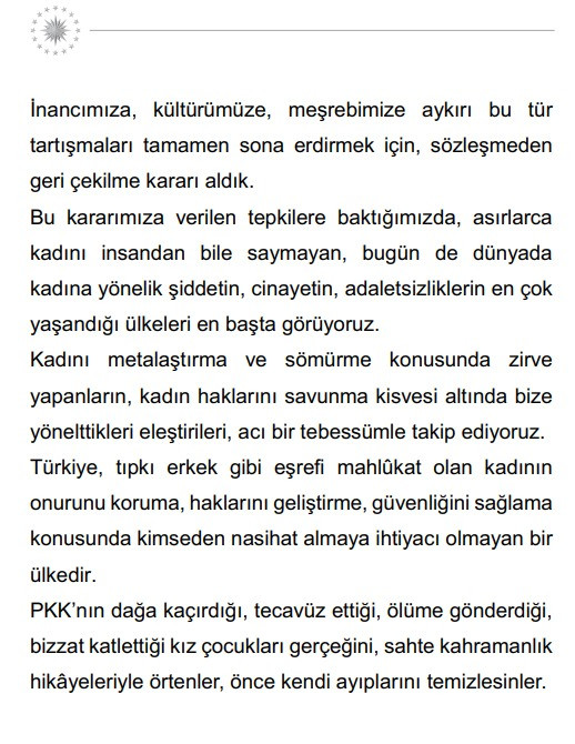 Erdoğan, konuşma metnindeki İstanbul S&ouml;zleşmesi ile ilgili kısmı okumadı - Resim : 3