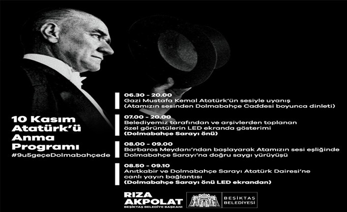 Beşiktaş  Ata'sını anıyor - Resim : 1